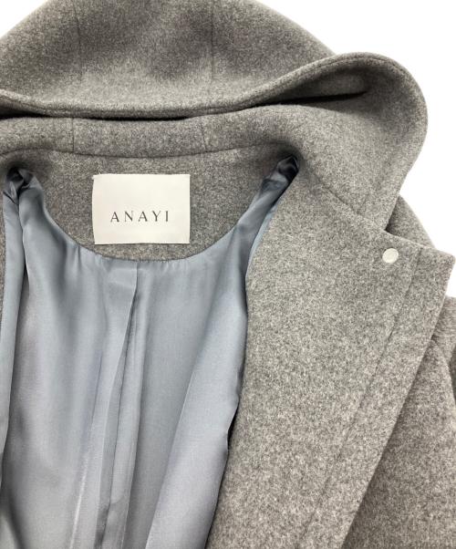 ANAYI（アナイ）ANAYI (アナイ) コート ブラック サイズ:38の古着・服飾アイテム