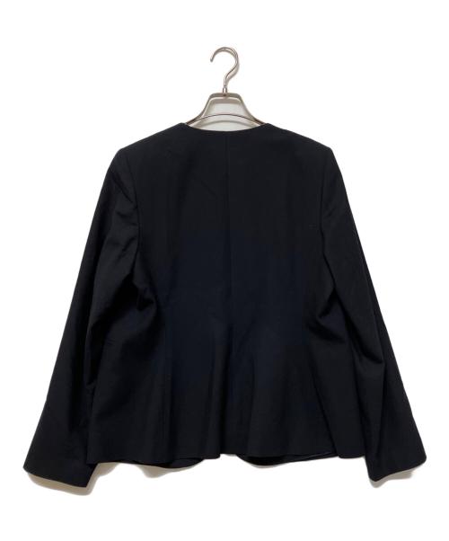 theory（セオリー）theory (セオリー) ノーカラージャケット ネイビー サイズ:12の古着・服飾アイテム