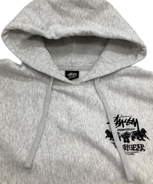 stussy（ステューシー）stussy (ステューシー) プルオーバーパーカー グレー サイズ:SIZE Sの古着・服飾アイテム