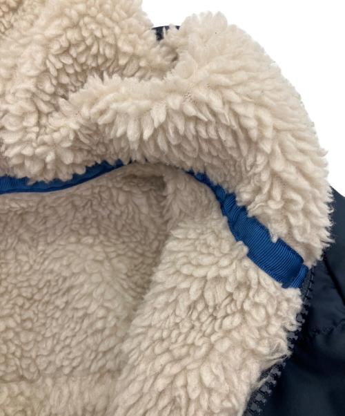 Patagonia（パタゴニア）Patagonia (パタゴニア) キッズ・リバーシブル・レディ・フレディ・フーディ ネイビー×ベージュ サイズ:XSの古着・服飾アイテム