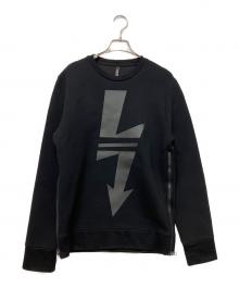 NEIL BARRETT（ニールバレット）の古着「クルーネックスウェット」｜ブラック