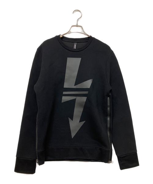 NEIL BARRETT（ニールバレット）NEIL BARRETT (ニールバレット) クルーネックスウェット ブラック サイズ:XSの古着・服飾アイテム