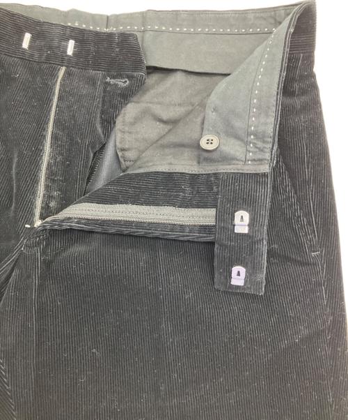 DRIES VAN NOTEN（ドリスヴァンノッテン）DRIES VAN NOTEN (ドリスヴァンノッテン) コーデュロイパンツ ブラック サイズ:44の古着・服飾アイテム