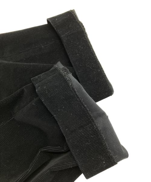 DRIES VAN NOTEN（ドリスヴァンノッテン）DRIES VAN NOTEN (ドリスヴァンノッテン) コーデュロイパンツ ブラック サイズ:44の古着・服飾アイテム