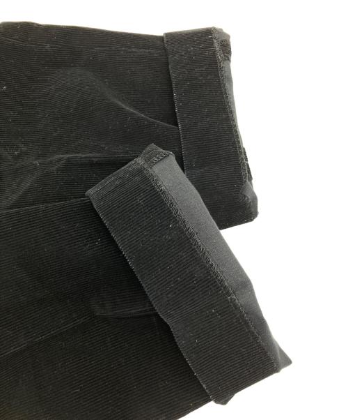 DRIES VAN NOTEN（ドリスヴァンノッテン）DRIES VAN NOTEN (ドリスヴァンノッテン) コーデュロイパンツ ブラック サイズ:44の古着・服飾アイテム