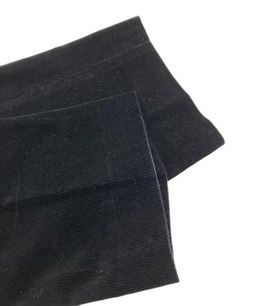 DRIES VAN NOTEN（ドリスヴァンノッテン）DRIES VAN NOTEN (ドリスヴァンノッテン) コーデュロイパンツ ブラック サイズ:44の古着・服飾アイテム