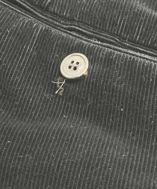 DRIES VAN NOTEN（ドリスヴァンノッテン）DRIES VAN NOTEN (ドリスヴァンノッテン) コーデュロイパンツ ブラック サイズ:44の古着・服飾アイテム