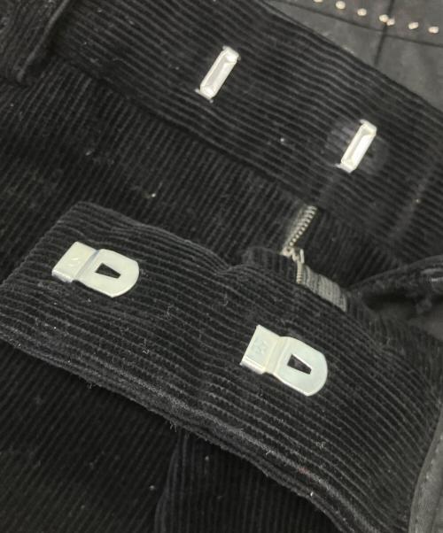DRIES VAN NOTEN（ドリスヴァンノッテン）DRIES VAN NOTEN (ドリスヴァンノッテン) コーデュロイパンツ ブラック サイズ:44の古着・服飾アイテム