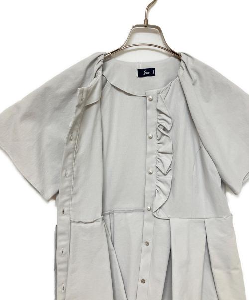 Sono（ソーノ）Sono (ソーノ) 半袖ブラウス グレー サイズ:SIZE 1 未使用品の古着・服飾アイテム