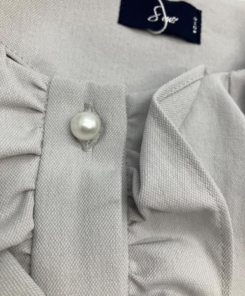 Sono（ソーノ）Sono (ソーノ) 半袖ブラウス グレー サイズ:SIZE 1 未使用品の古着・服飾アイテム