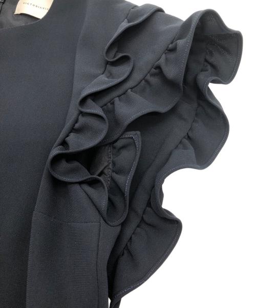victoriavictoriabeckham（ヴィクトリアベッカム）victoriavictoriabeckham (ヴィクトリアベッカム) ノースリーブワンピース ネイビー サイズ:SIZE 40の古着・服飾アイテム