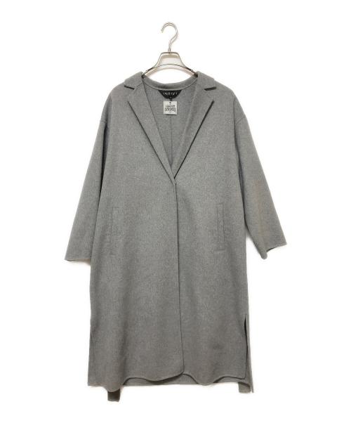 INDIVI（インディヴィ）INDIVI (インディヴィ) ハミルトンウールリバーテーラーコート グレー サイズ:13号の古着・服飾アイテム