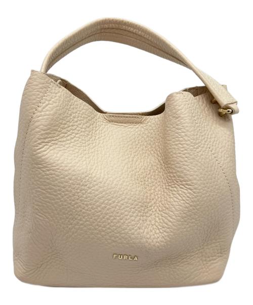 FURLA（フルラ）FURLA (フルラ) ホーボーバッグ ベージュの古着・服飾アイテム