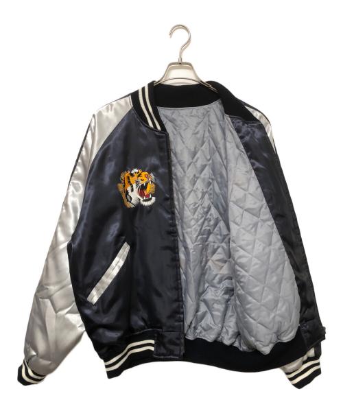 Prince Co（プリンス商会）Prince Co (プリンス商会) スカジャン ネイビー×シルバー サイズ:不明の古着・服飾アイテム