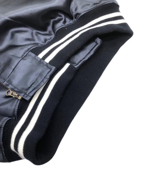 Prince Co（プリンス商会）Prince Co (プリンス商会) スカジャン ネイビー×シルバー サイズ:不明の古着・服飾アイテム