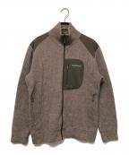 mont-bellモンベル）の古着「ミッテルレギフルジップセーター」｜ベージュ
