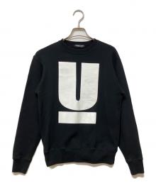 UNDERCOVER（アンダーカバー）の古着「クルーネックスウェット」｜ブラック×ホワイト