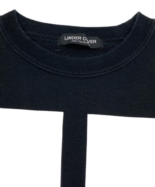 UNDERCOVER（アンダーカバー）UNDERCOVER (アンダーカバー) クルーネックスウェット ブラック×ホワイト サイズ:SIZE XSの古着・服飾アイテム