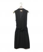 UNITED ARROWS TOKYOユナイテッドアローズトウキョウ）の古着「テーラードカラーロングベスト」｜ブラック