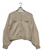 coombクーム）の古着「ニットカーディガン」｜アイボリー