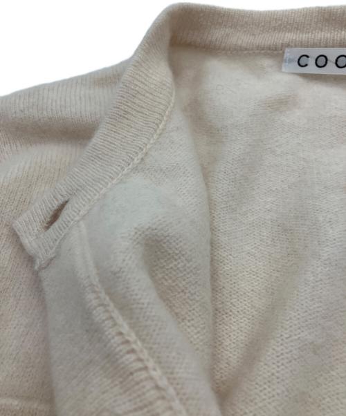 coomb（クーム）Coomb (クーム) ニットカーディガン アイボリー サイズ:40の古着・服飾アイテム