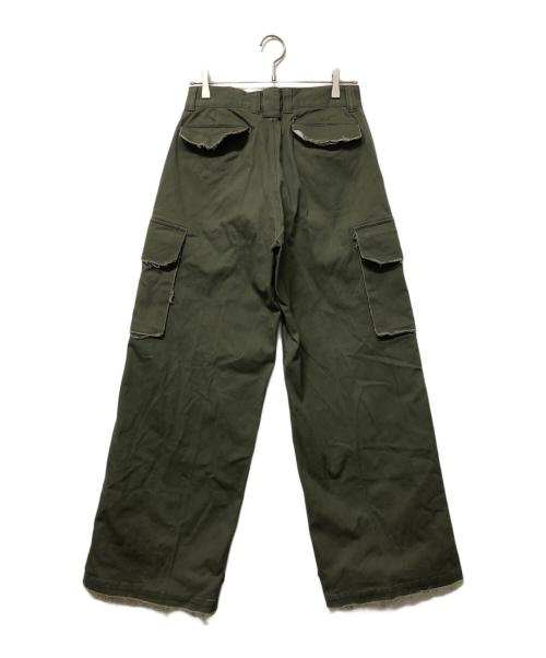 soerte（ソエルテ）soerte (ソエルテ) M47 Wide straight military pants カーキ サイズ:3の古着・服飾アイテム
