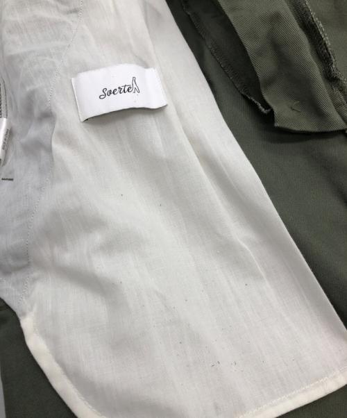 soerte（ソエルテ）soerte (ソエルテ) M47 Wide straight military pants カーキ サイズ:3の古着・服飾アイテム