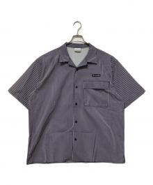 Columbia（コロンビア）の古着「半袖シャツ」｜ブラック×ホワイト