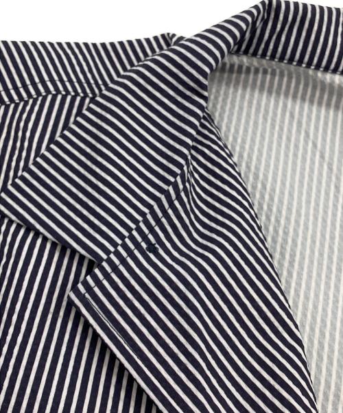 Columbia（コロンビア）Columbia (コロンビア) 半袖シャツ ブラック×ホワイト サイズ:Lの古着・服飾アイテム