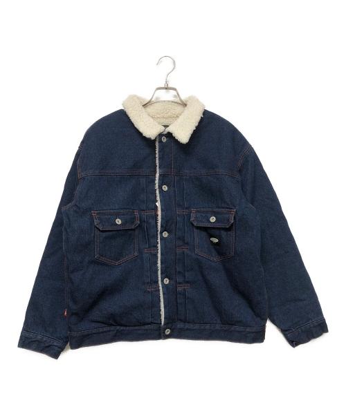 Manastash（マナスタッシュ）Manastash (マナスタッシュ) 裏ボアジャケット インディゴ サイズ:SIZE Mの古着・服飾アイテム