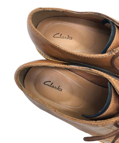 CLARKS（クラークス）CLARKS (クラークス) プレーントゥシューズ ブラウン サイズ:SIZE 26.5cmの古着・服飾アイテム