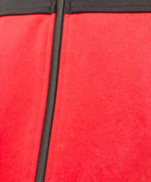 adidas（アディダス）adidas (アディダス) トラックジャケット レッド×ブラック サイズ:7の古着・服飾アイテム