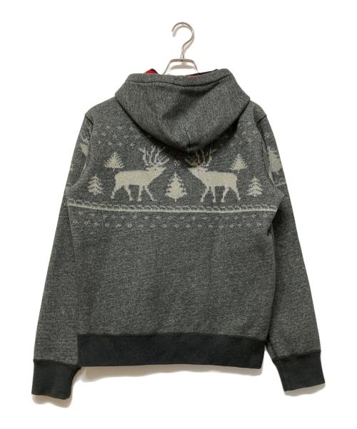 POLO RALPH LAUREN（ポロ・ラルフローレン）POLO RALPH LAUREN (ポロ・ラルフローレン) ニットパーカー グレー サイズ:SIZE Mの古着・服飾アイテム