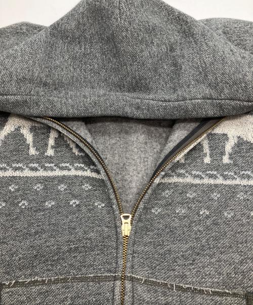 POLO RALPH LAUREN（ポロ・ラルフローレン）POLO RALPH LAUREN (ポロ・ラルフローレン) ニットパーカー グレー サイズ:SIZE Mの古着・服飾アイテム