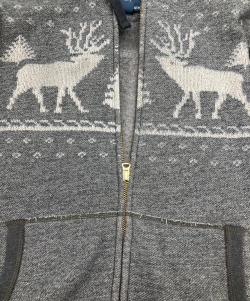 POLO RALPH LAUREN（ポロ・ラルフローレン）POLO RALPH LAUREN (ポロ・ラルフローレン) ニットパーカー グレー サイズ:SIZE Mの古着・服飾アイテム