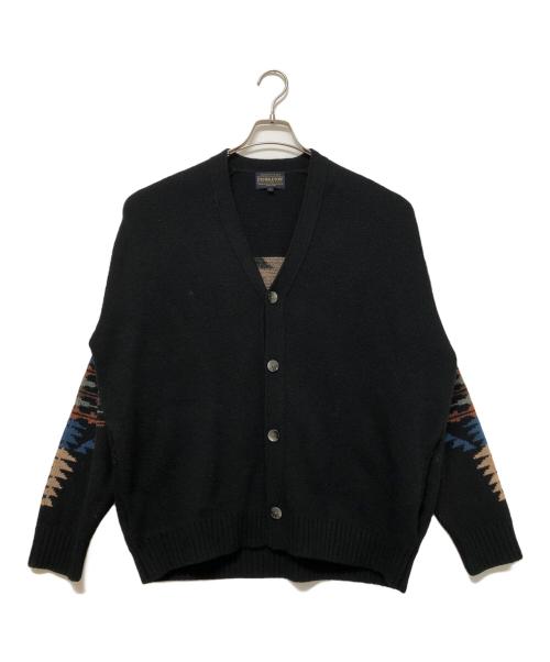 PENDLETON（ペンドルトン）PENDLETON (ペンドルトン) 厚手カーディガン ブラック サイズ:Lの古着・服飾アイテム