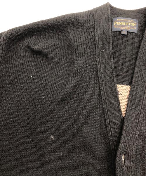PENDLETON（ペンドルトン）PENDLETON (ペンドルトン) 厚手カーディガン ブラック サイズ:Lの古着・服飾アイテム