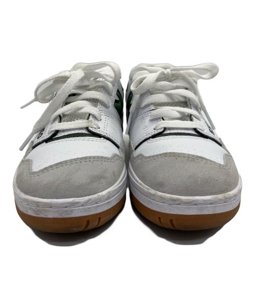 NEW BALANCE（ニューバランス）NEW BALANCE (ニューバランス) スニーカー ホワイト×グリーン サイズ:24の古着・服飾アイテム