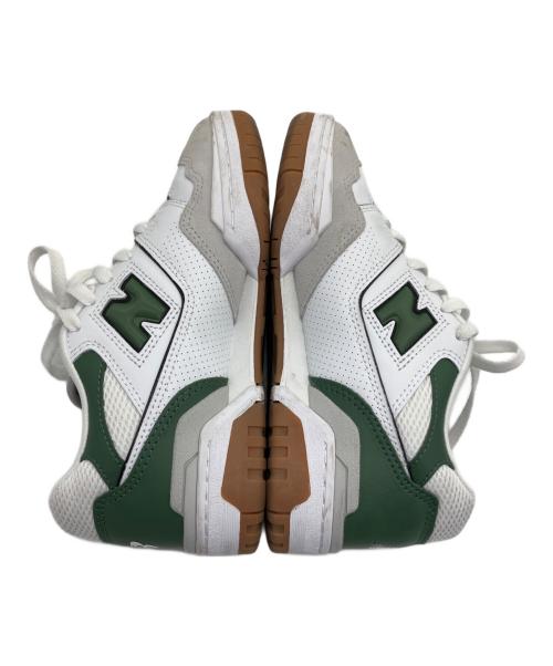 NEW BALANCE（ニューバランス）NEW BALANCE (ニューバランス) スニーカー ホワイト×グリーン サイズ:24の古着・服飾アイテム