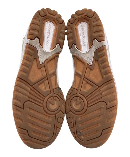 NEW BALANCE（ニューバランス）NEW BALANCE (ニューバランス) スニーカー ホワイト×グリーン サイズ:24の古着・服飾アイテム