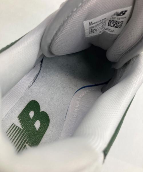 NEW BALANCE（ニューバランス）NEW BALANCE (ニューバランス) スニーカー ホワイト×グリーン サイズ:24の古着・服飾アイテム