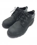 Timberlandティンバーランド）の古着「レザースニーカー」｜ブラック