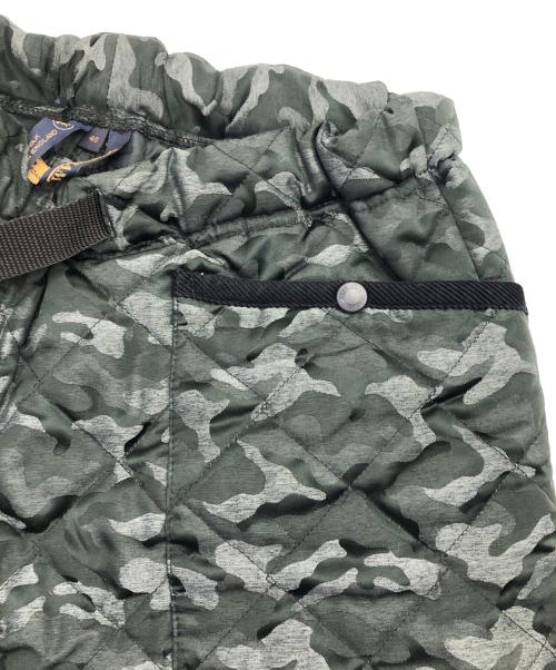 LAVENHAM（ラベンハム）LAVENHAM (ラベンハム) キルティングパンツ カーキ×ブラック サイズ:40の古着・服飾アイテム