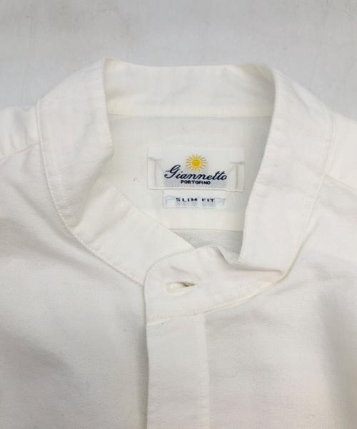 giannetto（ジャンネット）giannetto (ジャンネット) 長袖シャツ ホワイト サイズ:不明の古着・服飾アイテム