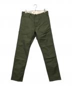 NUDIE JEANSヌーディー・ジーンズ）の古着「テーパードパンツ」｜カーキ