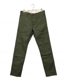 NUDIE JEANS（ヌーディー・ジーンズ）の古着「テーパードパンツ」｜カーキ