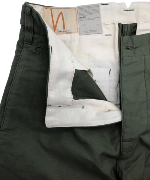 NUDIE JEANS（ヌーディー・ジーンズ）NUDIE JEANS (ヌーディー・ジーンズ) テーパードパンツ カーキ サイズ:SIZE 76cm (W30)の古着・服飾アイテム