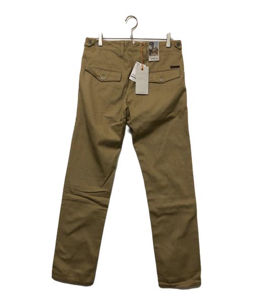 NUDIE JEANS（ヌーディー・ジーンズ）NUDIE JEANS (ヌーディー・ジーンズ) テーパードパンツ ベージュ サイズ: 76cm (W30)の古着・服飾アイテム