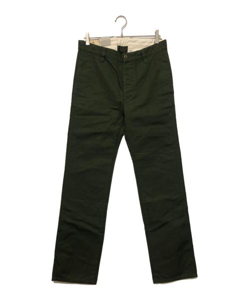 NUDIE JEANS（ヌーディー・ジーンズ）NUDIE JEANS (ヌーディー・ジーンズ) テーパードパンツ ダークグリーン サイズ:SIZE 76cm (W30)の古着・服飾アイテム