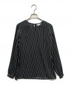 Yves Saint Laurentイヴサンローラン）の古着「ブラウス」｜ブラック×ホワイト